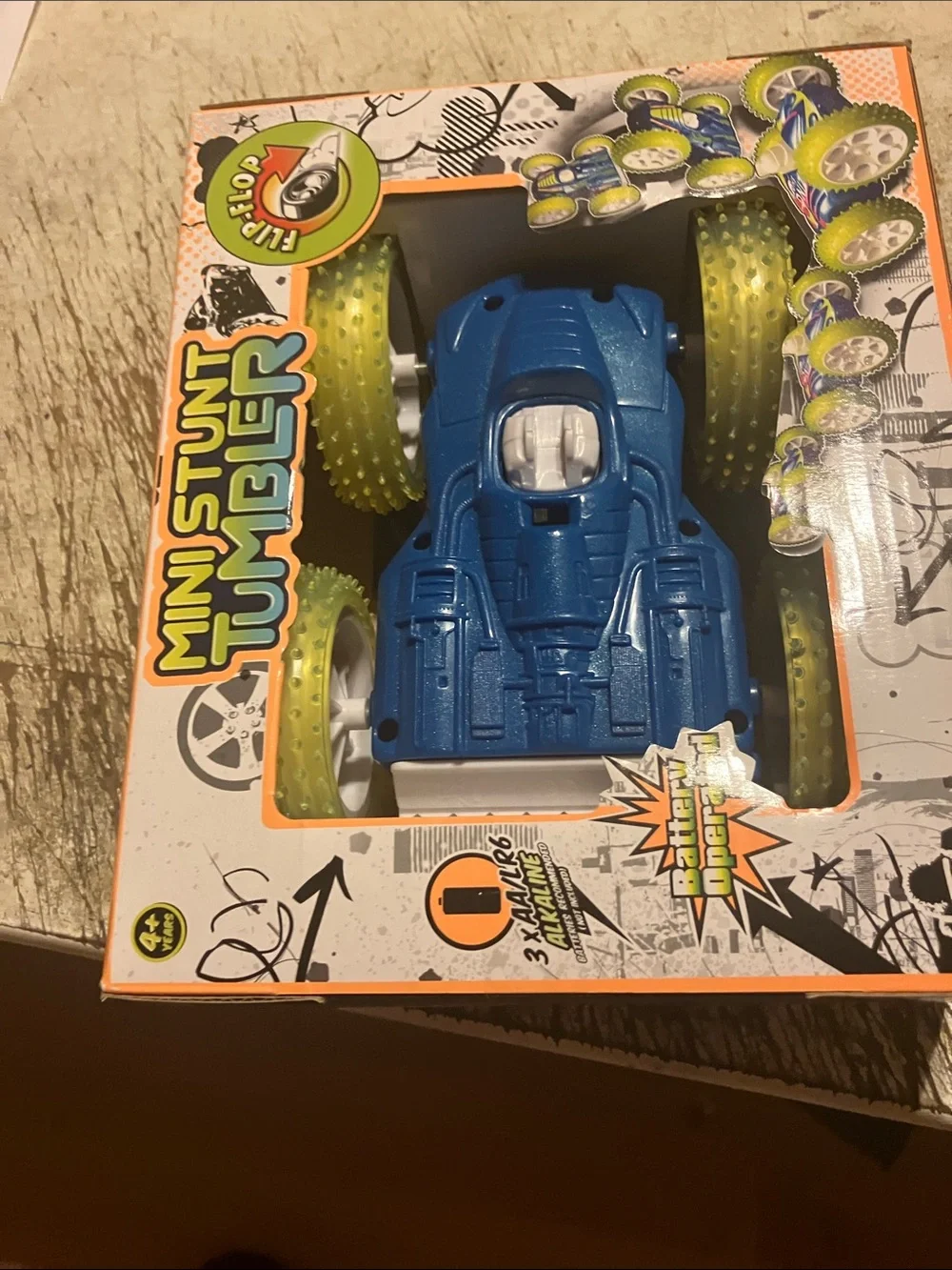 adidas Blue Kids Mini Stunt Tumbler with Pink and Yellow Accents